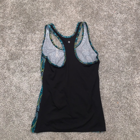 Tulah Blue & Yellow Floral tank top size S - Picture 7 of 8